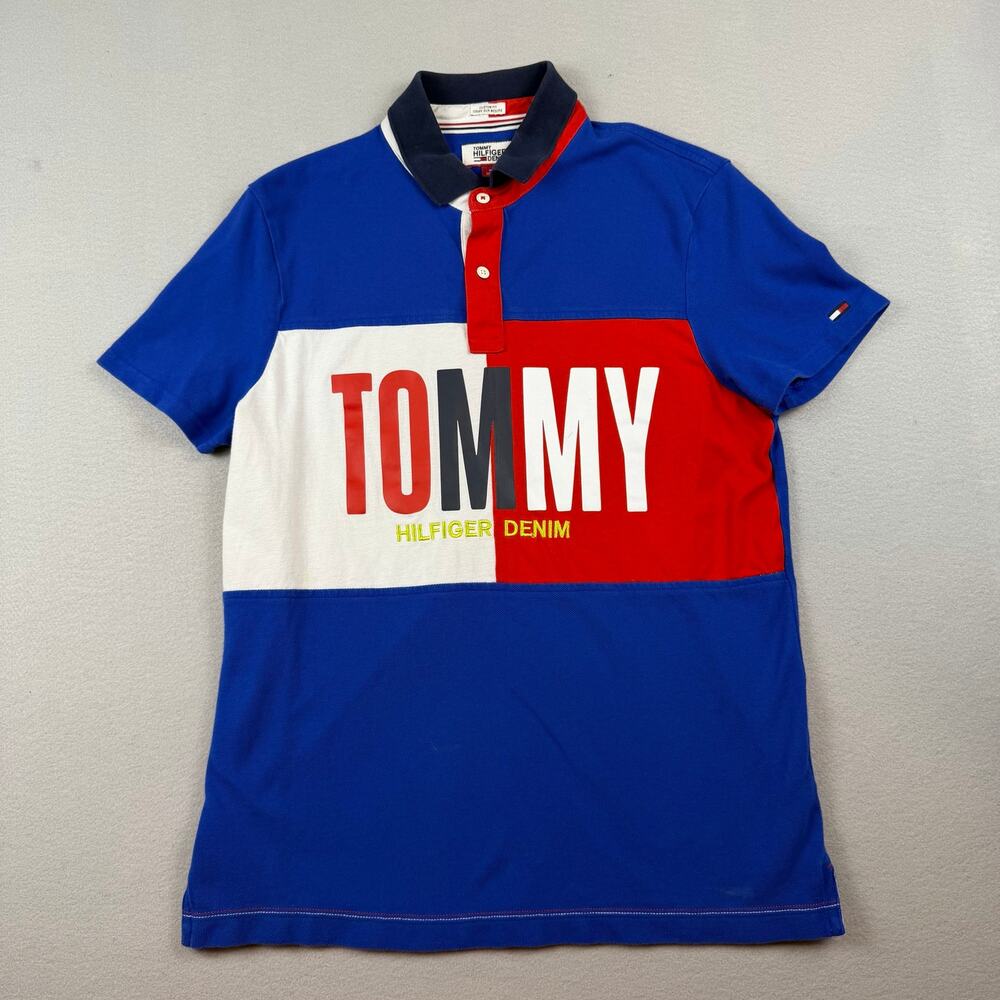 Tommy Hilfiger Denim Colorblock Polo Shirt Men’s M